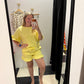 LEMON LOVE RUFFLE SHORTS