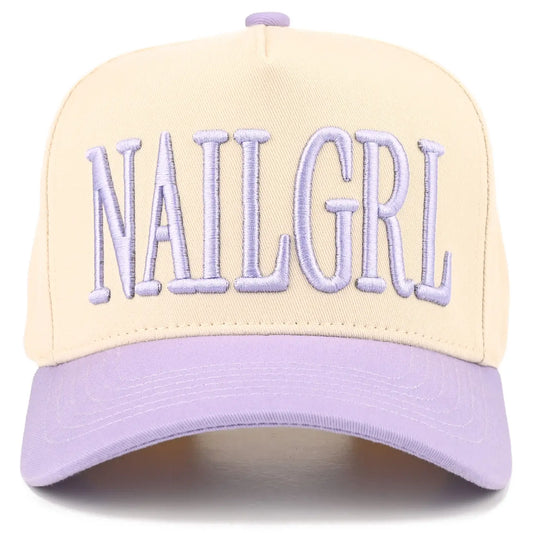 Nail Girl Hat - Lavender