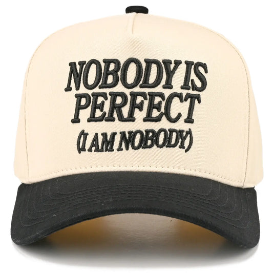 Nobody Is Perfect ( I Am Nobody) Hat - Black
