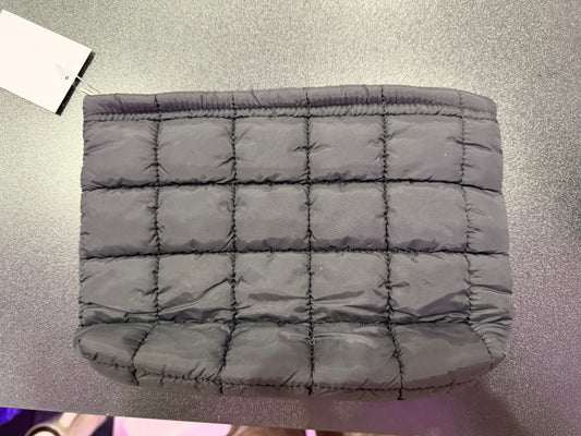 Quilted Puff Bag - Black