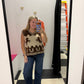 western horse knit vest