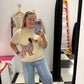 cute dog graphic sweater