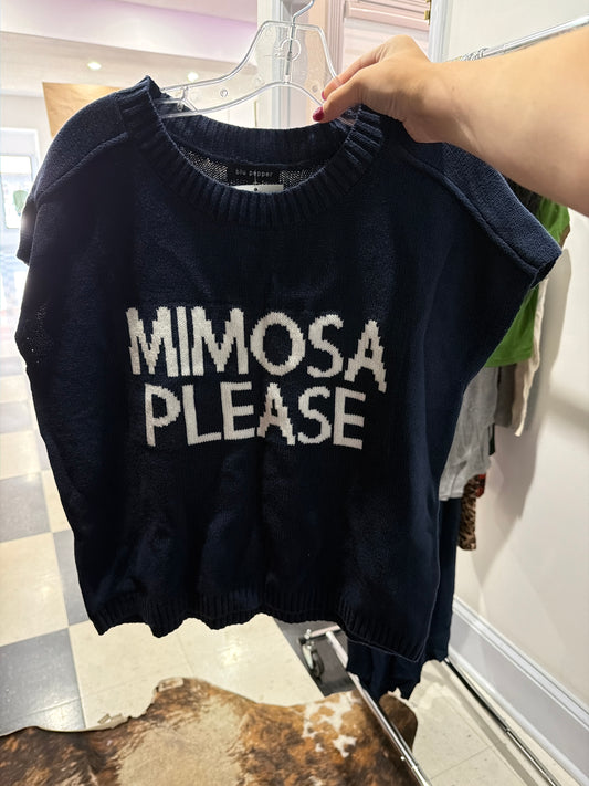 Mimosa Please Sweater Top