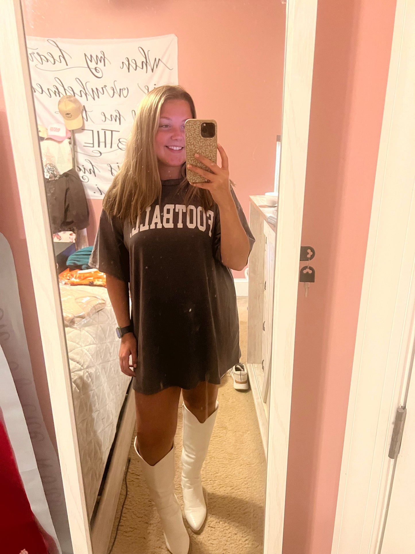 Football Oversized Graphic Tee