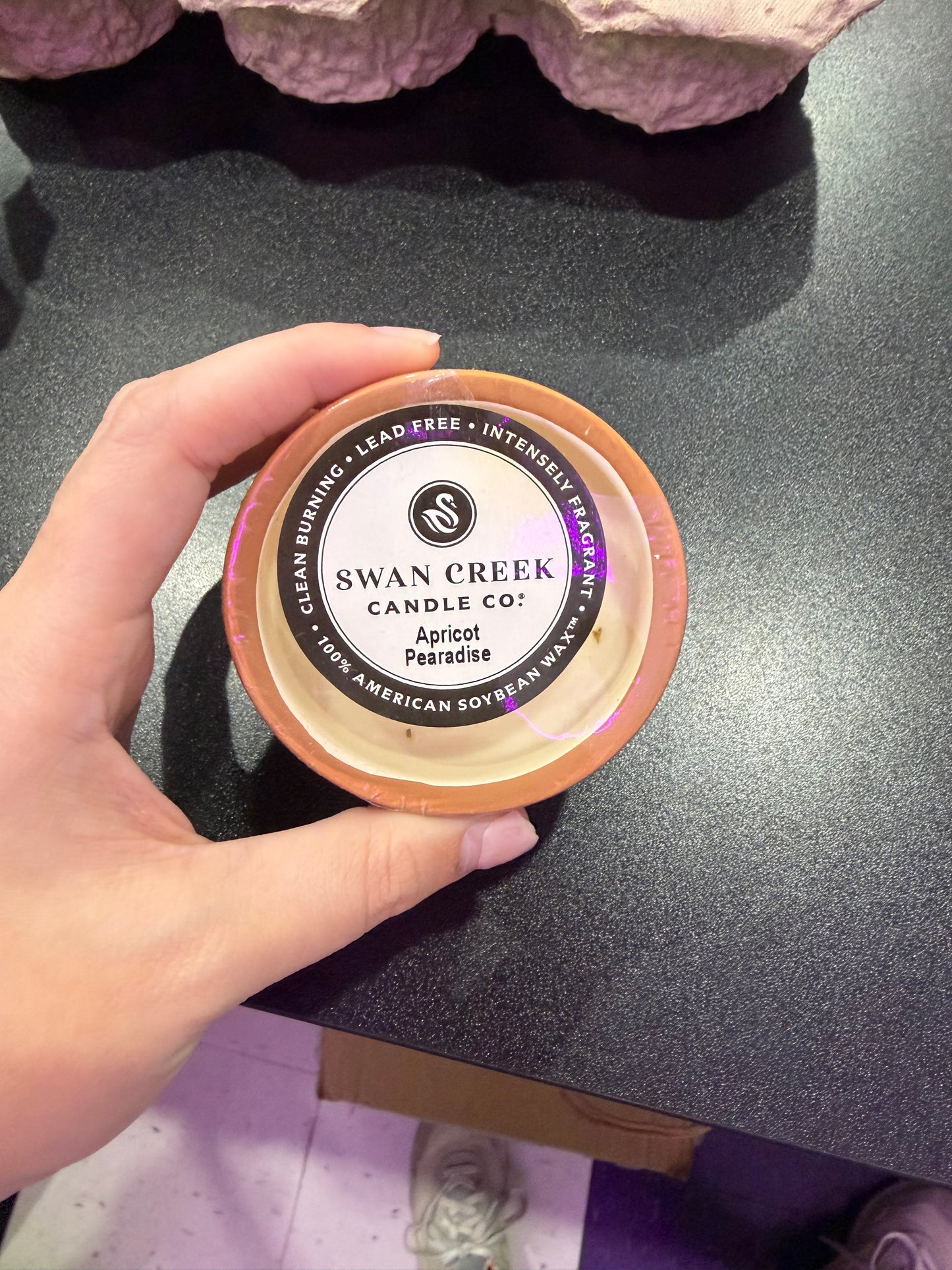 SWAN CREEK CANDLES - MEDITERRANEAN POT - APRICOT PEARADISE
