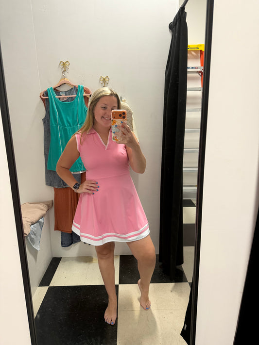 COLLARED TENNIS DRESS