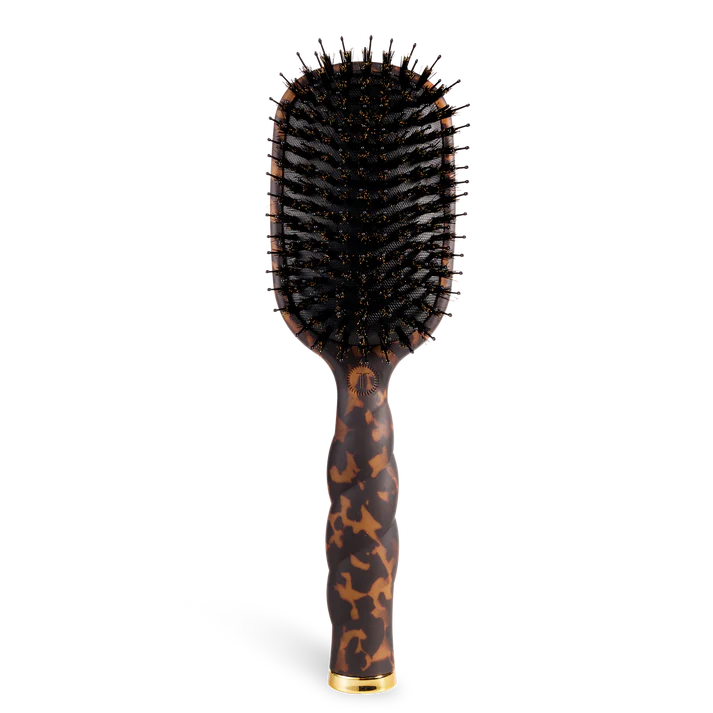 TELETIES - BOAR BRISTLE HAIR BRUSH - TORTOISE