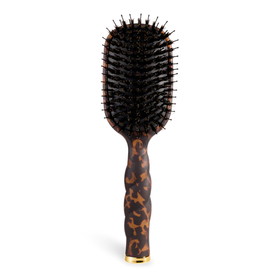 TELETIES - BOAR BRISTLE HAIR BRUSH - TORTOISE