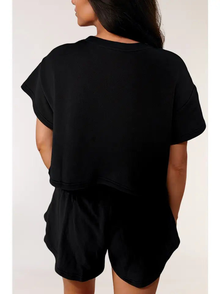 BASEBALL SEQUIN SHORTS