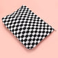 CHECKERED TRAVEL POUCH