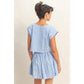 PIPPA STRIPED TOP - BLUE
