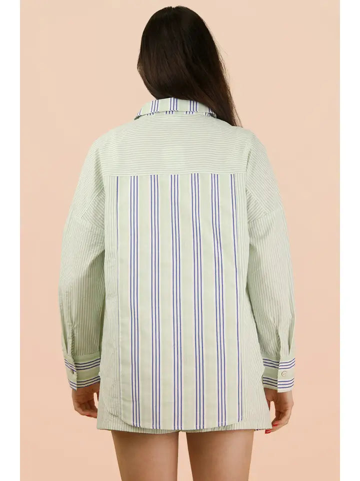 Oak Island Striped Top
