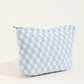 CHECKERED TRAVEL POUCH