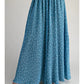 PAISLEY PLEATED POLKA DOT PANTS