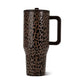 HYDROJUG - BROWN LEOPARD TUMBLER - 40OZ