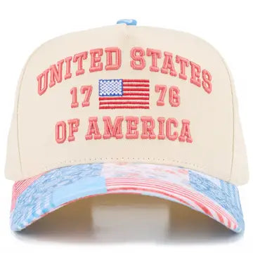 United States Of America Hat - Blue/Red