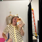 POLKA DOT SWEATER CARDIGAN