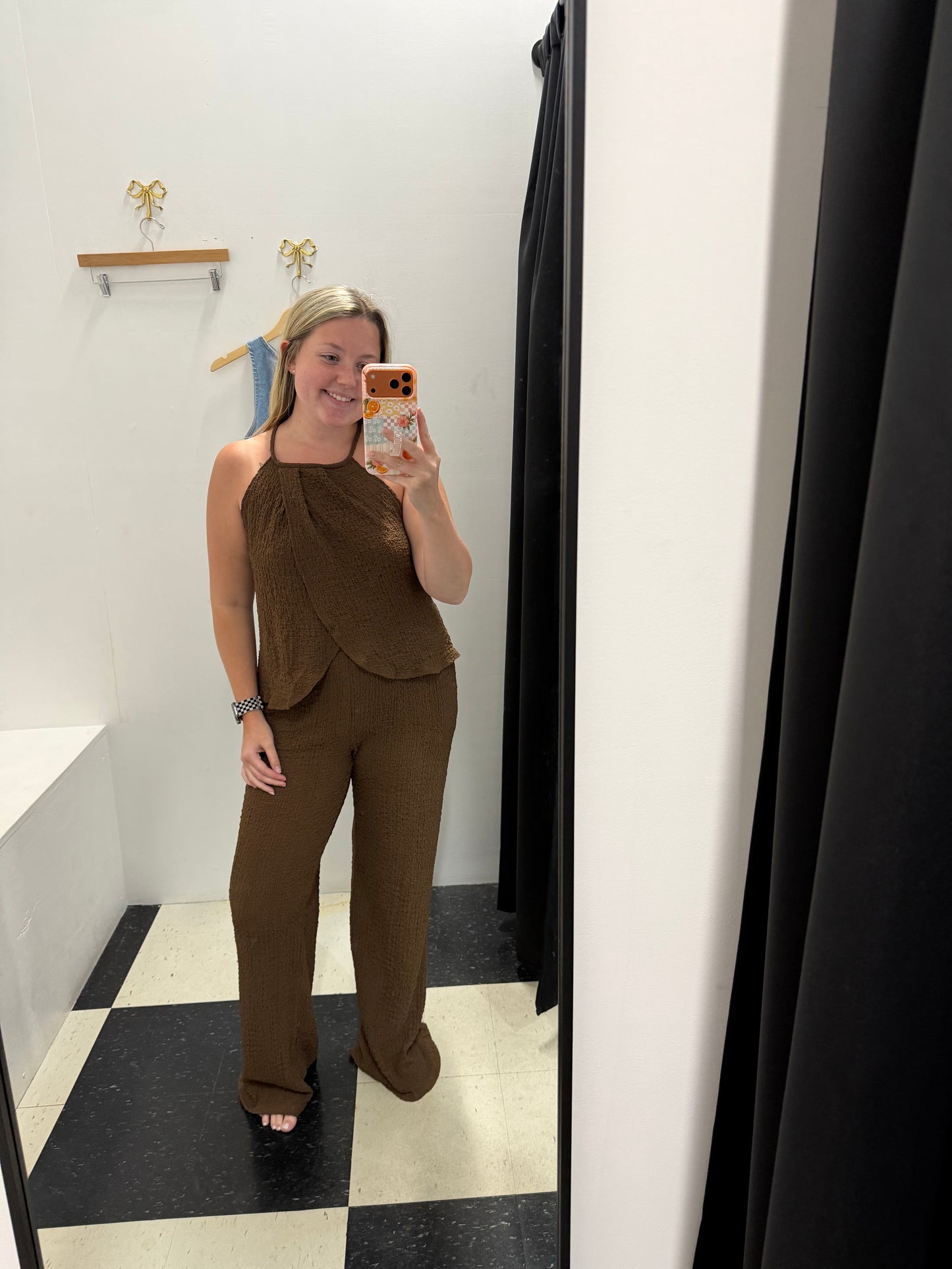 NICOLE TEXTURED PANTS
