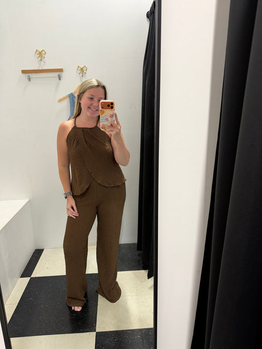 NICOLE TEXTURED PANTS
