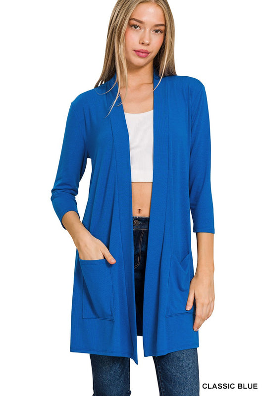 SLOUCHY POCKET CARDIGAN