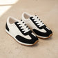 CARRIE RETRO RUNNER SNEAKERS - BLACK