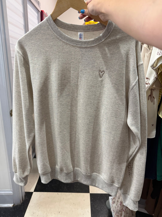 Created With A Purpose Embroidered Sweatshirt
