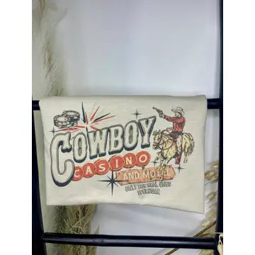COWBOY CASINO GRAPHIC TEE