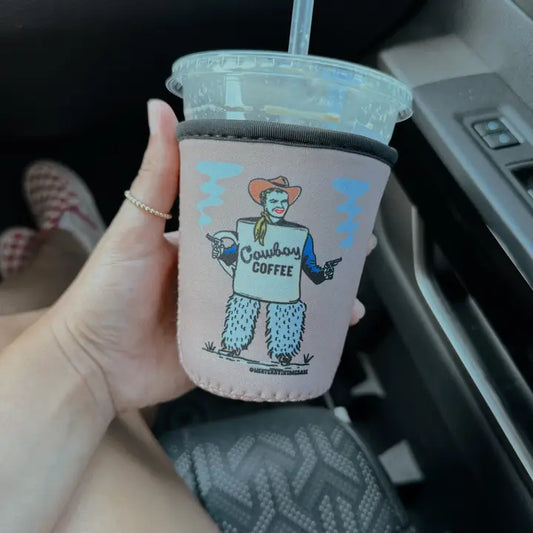 COWBOY COFFEE KOOZIE