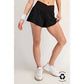 BUTTER SOFT CROSSOVER FLARE SHORTS