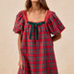 Holiday Cutie Square Neck Dress