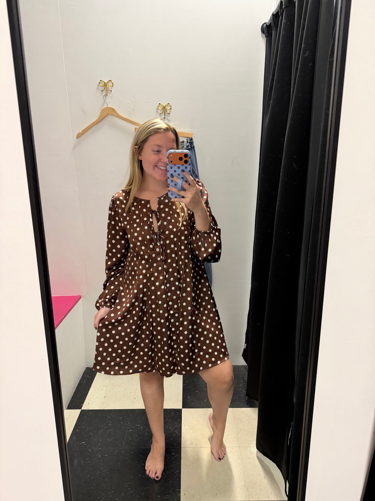 Polka Dot Perfection Mini Dress