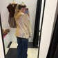 Lace Combo Hoodie Top