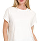 EVERYDAY BASIC CROP TEE