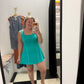 BACK PLEAT DETAIL ACTIVE MINI DRESS