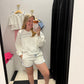 Lyla Piped Lounge Shorts