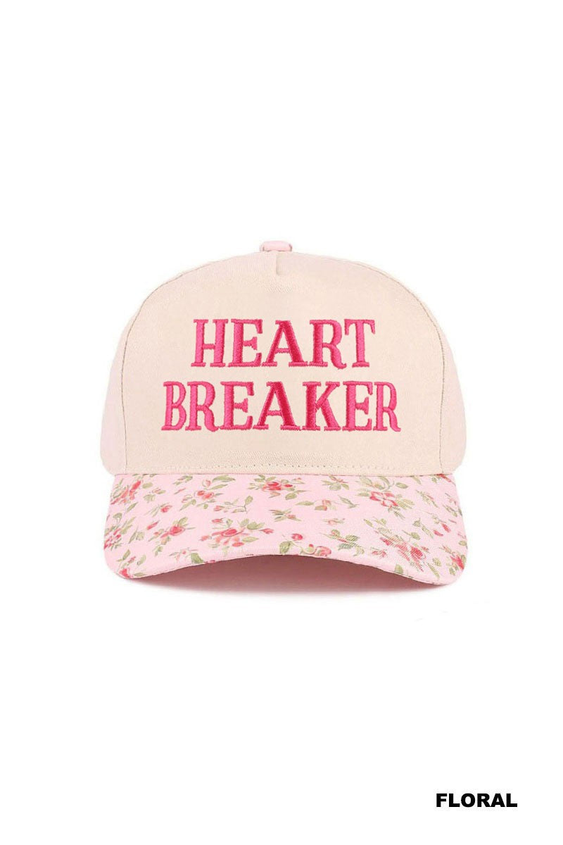HEART BREAKER HAT - FLORAL