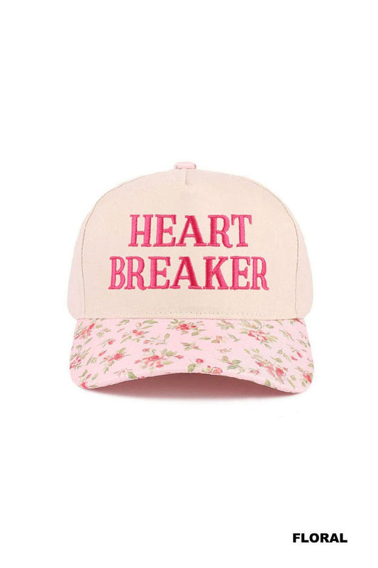 HEART BREAKER HAT - FLORAL