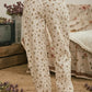 FLORAL PATTERN DENIM JEANS