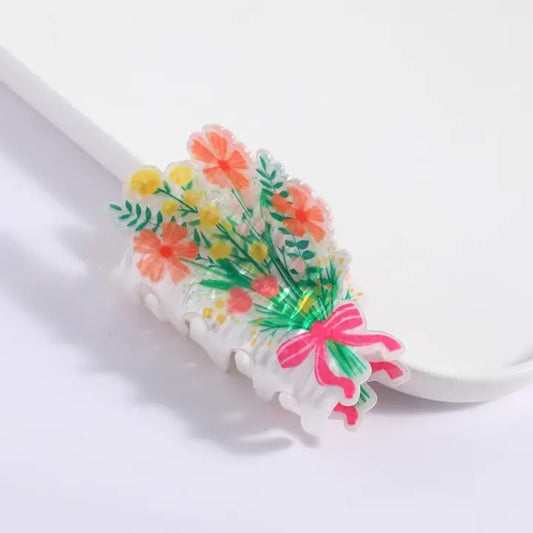 JUMBO FLOWER CLIP - BRIGHT