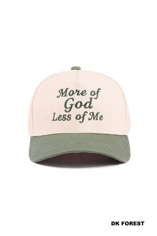 More God, Less Me Hat - Green