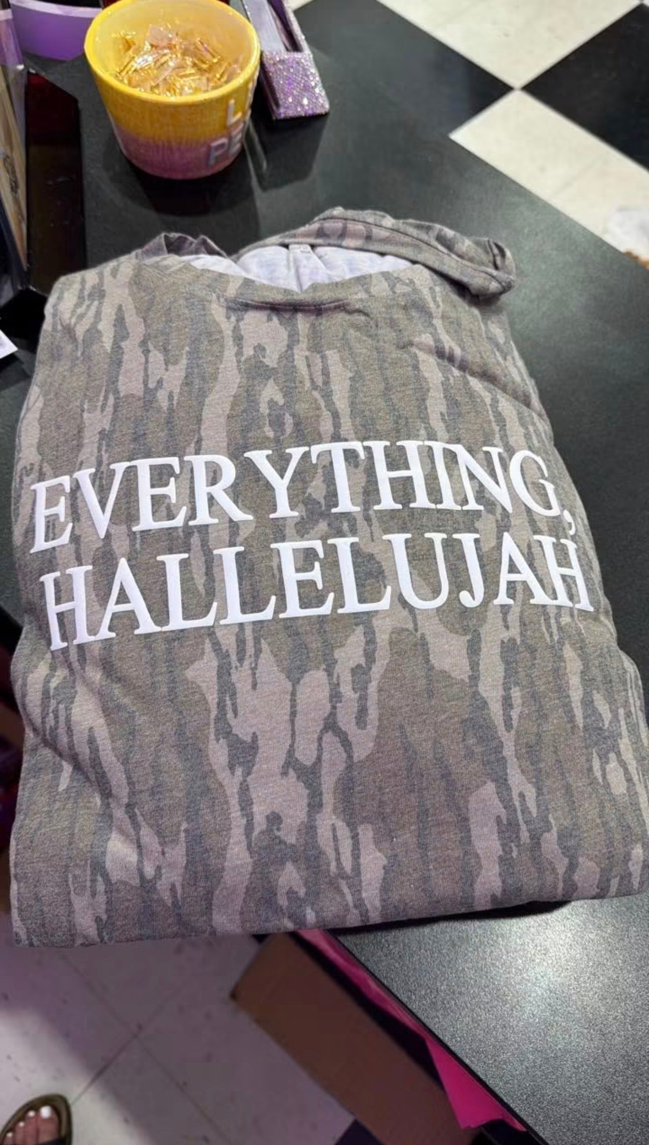 Everything, Hallelujah Camo Tee