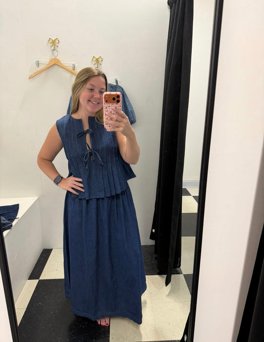 Choosin' Texas Denim Top