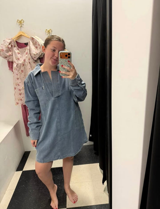 Dancin' In the Country Denim Dress