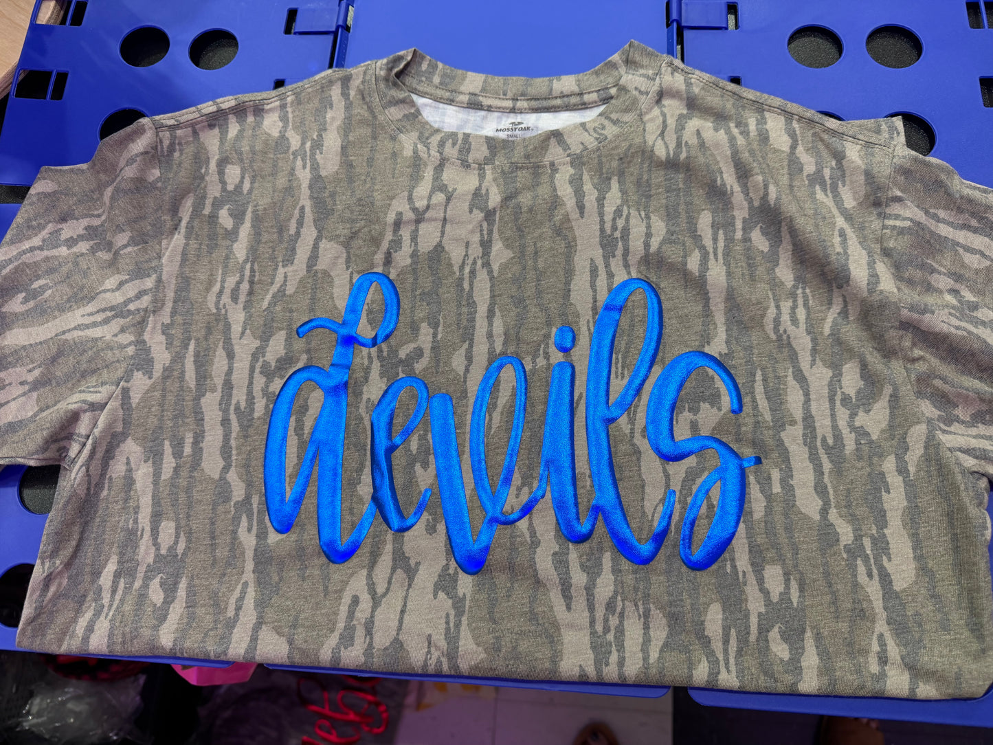 Game Day Bottomland Camo Tee - Devils