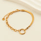 Waterproof Cable & Snake Chain Bracelet
