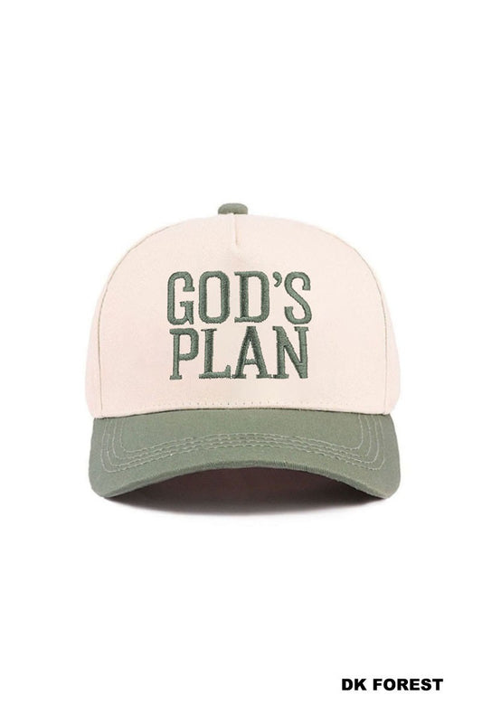 God's Plan Hat - Green