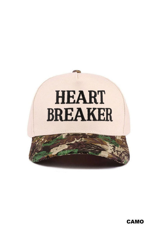 HEART BREAKER HAT - CAMO
