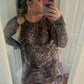 Leopard Fitted Dress