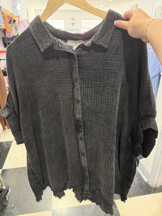 Black Gauze Top