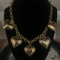 Multi Puffy Heart Necklace